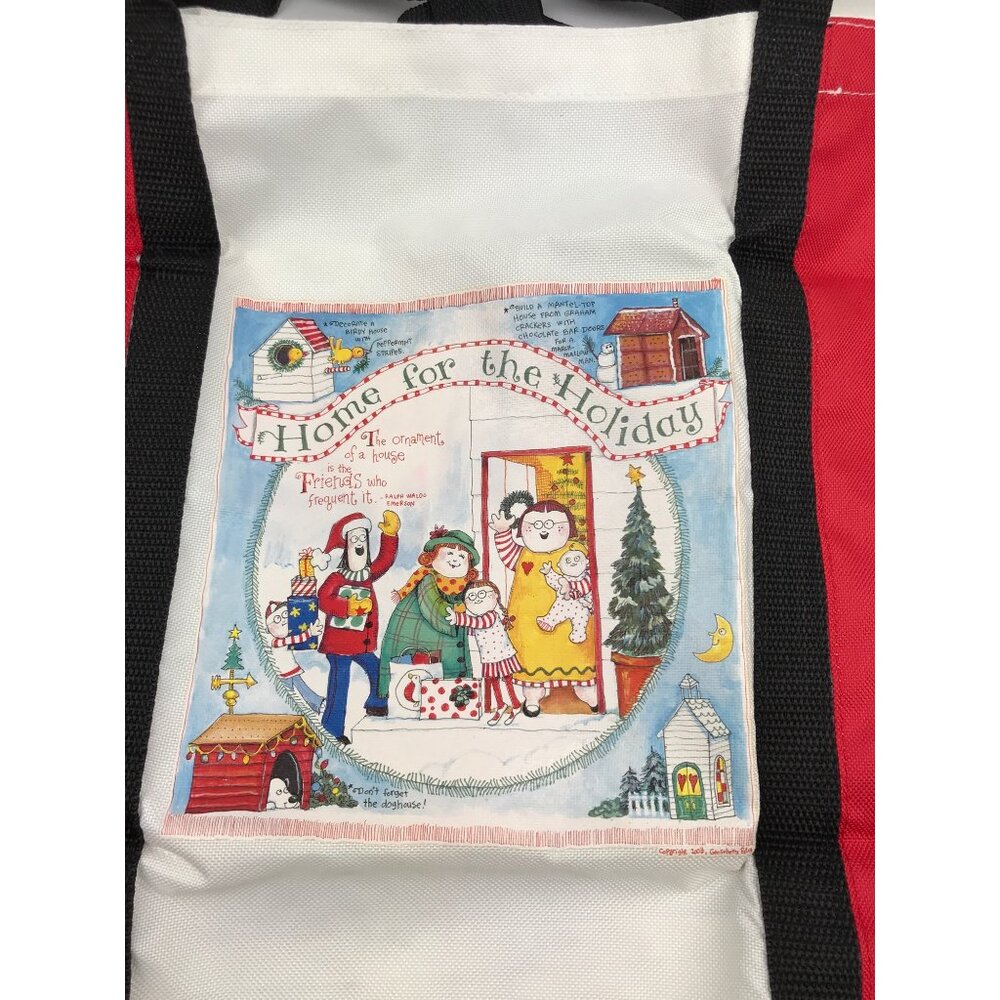 Goose Berry Patch Co. Home For The Holiday Christmas Tote - Picture 2 of 6
